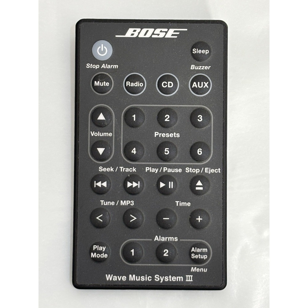 REMOTE Only Bose Wave Music System Series III 3 CD Changer Titanium Silver